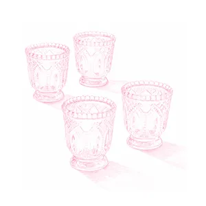 Clear tea light holder