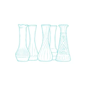 Milk Glass Vases