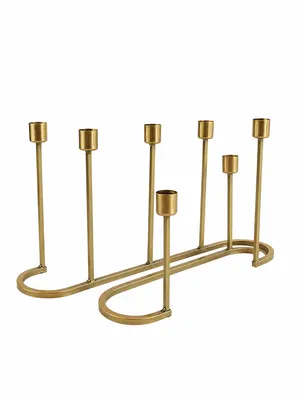 Brass Taper Candle Candelabra