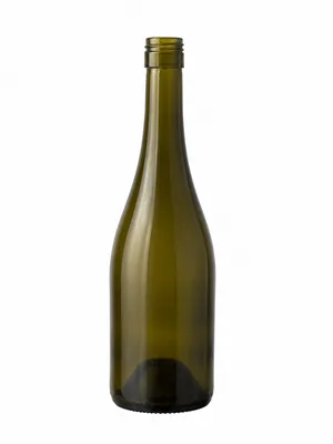 Olive Glass Bottle