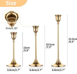 Brass Taper Candle Stands