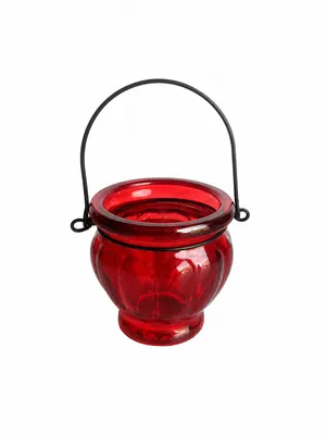 Red Lantern Tea Light Holder