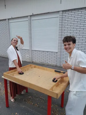 Air Hockey en Bois | Jeu Géant en bois