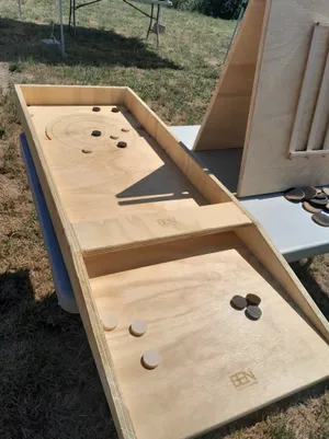 Jeu du Palet Cible en Bois | Jeu Géant Traditionnel