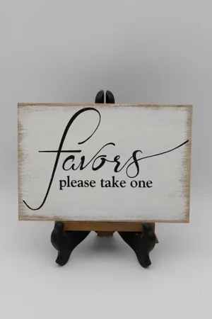 Favors Sign