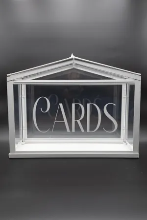 White/Clear Cards Box