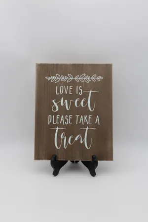 Love is Sweet, Take a Treat (Wood)