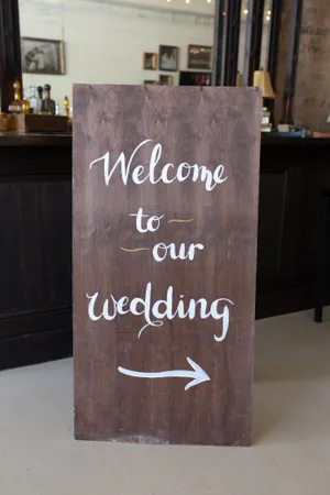 Welcome to Our Wedding Sign (Large)