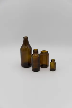 Bud Vases (Amber)