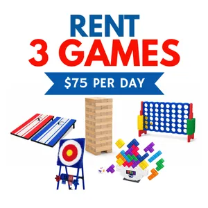 Pick Any 3 Games – $75