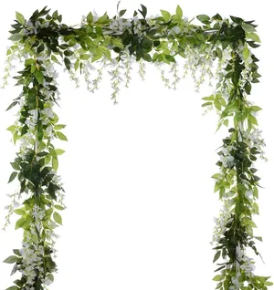 DearHouse Silk Wisteria Garland