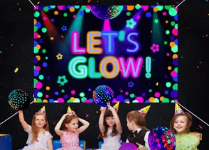 Glow Party Backdrop