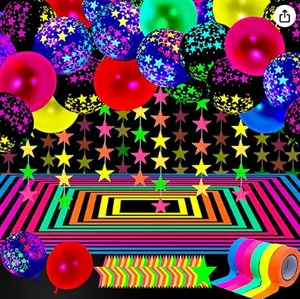 Skylety 32 Pcs Neon Party Pack