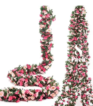 Miraclily Pink Flower Garland