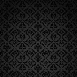 Svart Damask