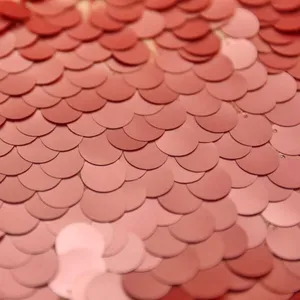 Pallíettur - stórar rose gold 