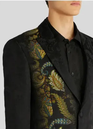 Etro Double Color Paisley Jacquard Jacket
