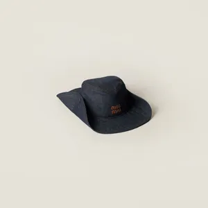 Miu Miu Denim Drill Cowboy Hat