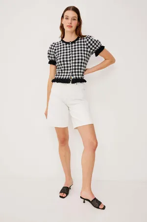 Rails Lora Shirt in Black/White Gingham