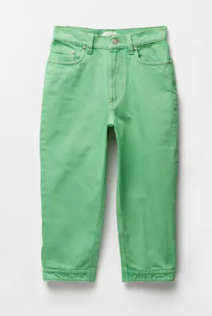 Versace Green Capri Jeans