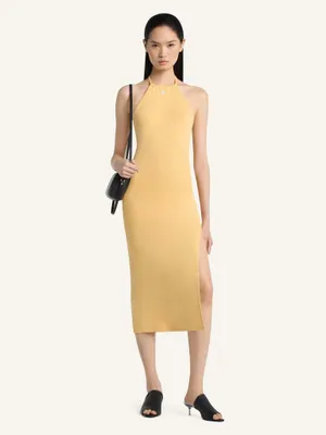 Courrèges Contrast Tie-Back Dress