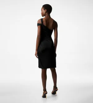 Tom Ford - One Shoulder Twist Front Jersey Mini Dress 