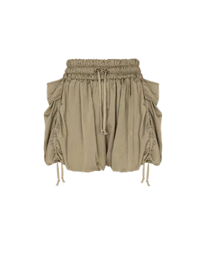 Balmain Viscose Twill Shorts