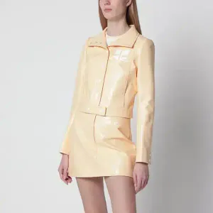 Courrèges Vinyl Reedition Jacket in Dawn Orange