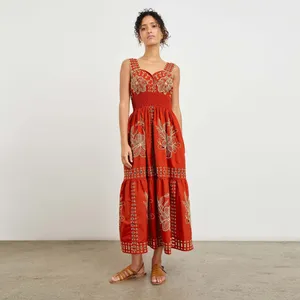 Rails Fawn Dress in Terracotta