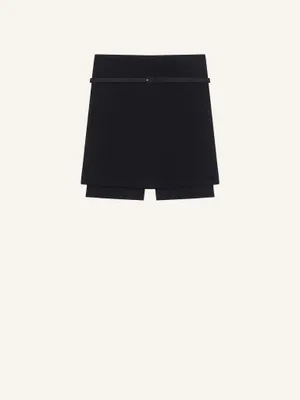 Courrèges Belted Jersey Skort