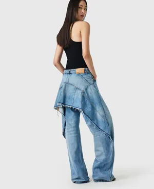 Stella McCartney PURE.TECH Deconstructed Jeans