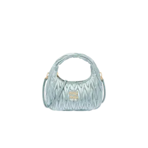 Miu Miu - Mini Wander Bag Blue Satin