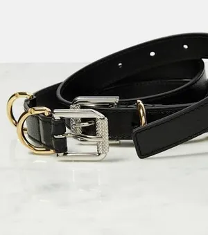 Givenchy Voyou Black/Gold/Silver Belt