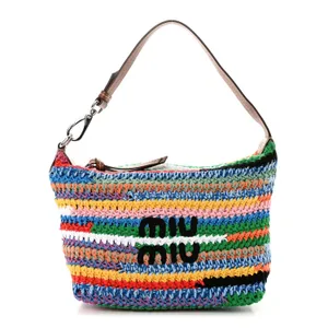 Miu Miu - Rainbow Crochet Pouch