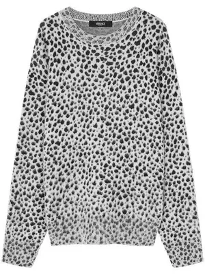 Versace Dalmatian Print Sweater