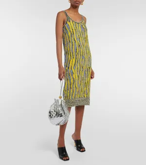 Bottega Veneta - Animal Jaquard Cocktail Dress