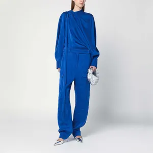 Ferragamo Electric Blue Cargo Pants