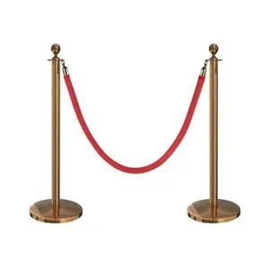 Gold Rope Barrier Pair