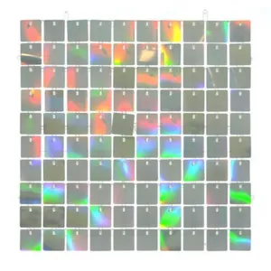 Holographic Silver Sequin Wall 