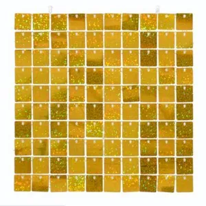 Sequin Wall Gold