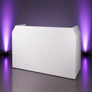 6ft Pro DJ Booth White
