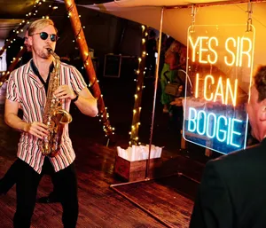 Live Saxophone Player