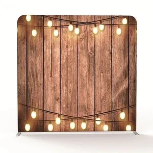Rustic Wood Backdrop 8x8ft 