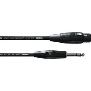 Balanced XLR to Jack Cable 1.5m Stereo