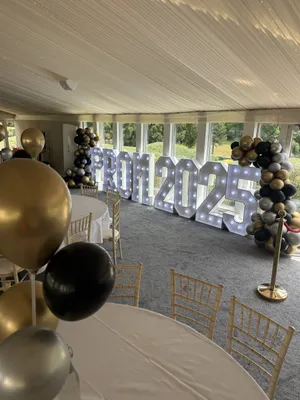 Prom Letters & Numbers