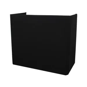 Black Scrim DJ Booth 4ft 