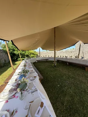Tente nomade Canvas Camp 10,5 x 7,5m