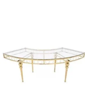 Serpentine Couture Glass Table
