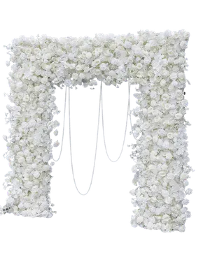 Floral Arch White