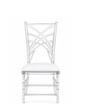 Clear Chair with Cushion